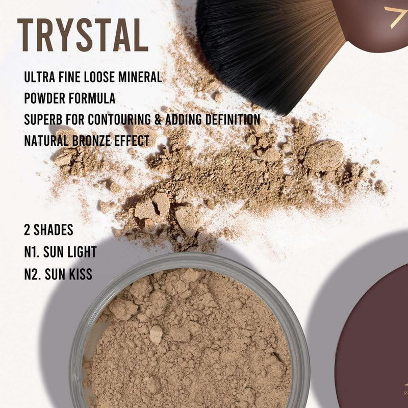Vita Liberata Trystal Minerals Sun Kiss No. 02 Medium, zachte minerale bronzer voor een natuurlijke gloed, foto 4 van 7