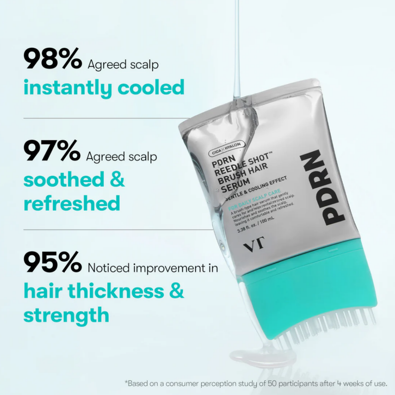 VT Cosmetics PDRN Reedle Shot Brush Hair Serum