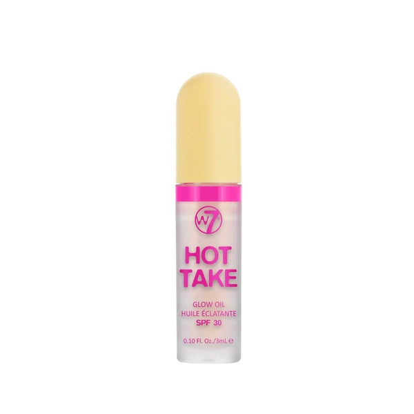W7 Cosmetics Hot Take Glow Lip Oil Spf 30 Clear 1