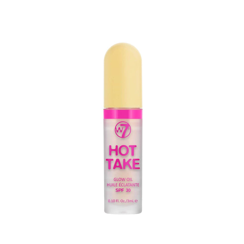 W7 Cosmetics Hot Take Glow Lip Oil Spf 30 Clear 1