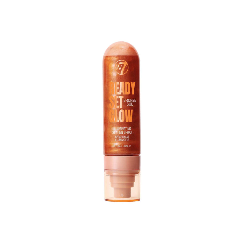 W7 Cosmetics Ready Set Glow Illuminating Setting Spray Bronze Sol 2
