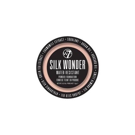 W7 Cosmetics Silk Wonder Water Resistant Powder Foundation