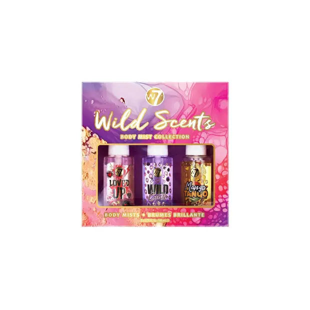 W7 Cosmetics Wild Scents Trio Mini Body Mist Collection