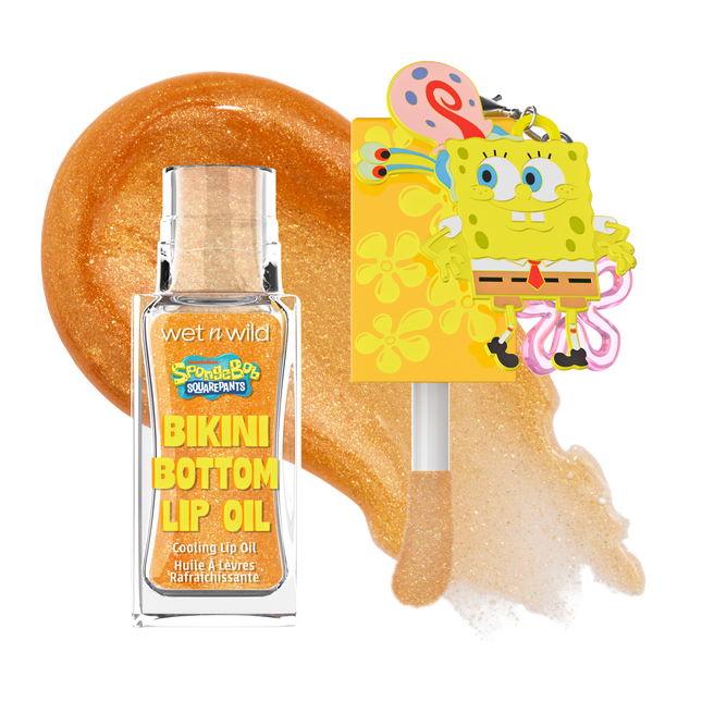 Wet n Wild Spongebob Cooling Lip Oil With Keychain I'm Ready!