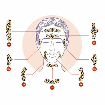 Wild Stripes Facial Patches Animal Leo