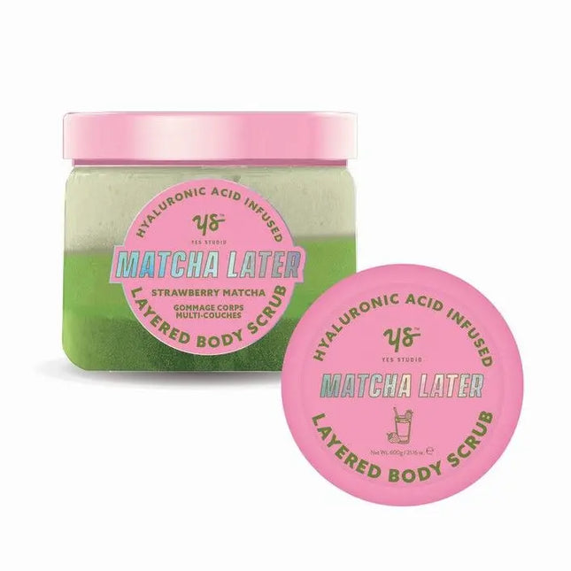 Yes Studio Layered Body Scrub Strawberry Matcha