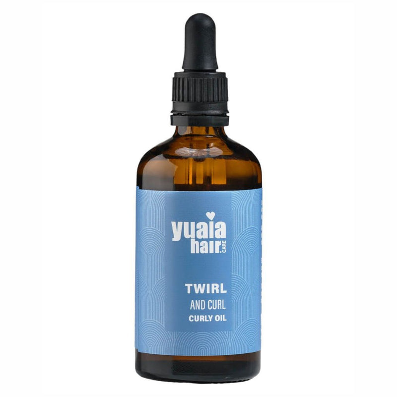 Yuaia Haircare Twirl and Curl Curly Oil, haarolie voor glanzende en gedefinieerde krullen