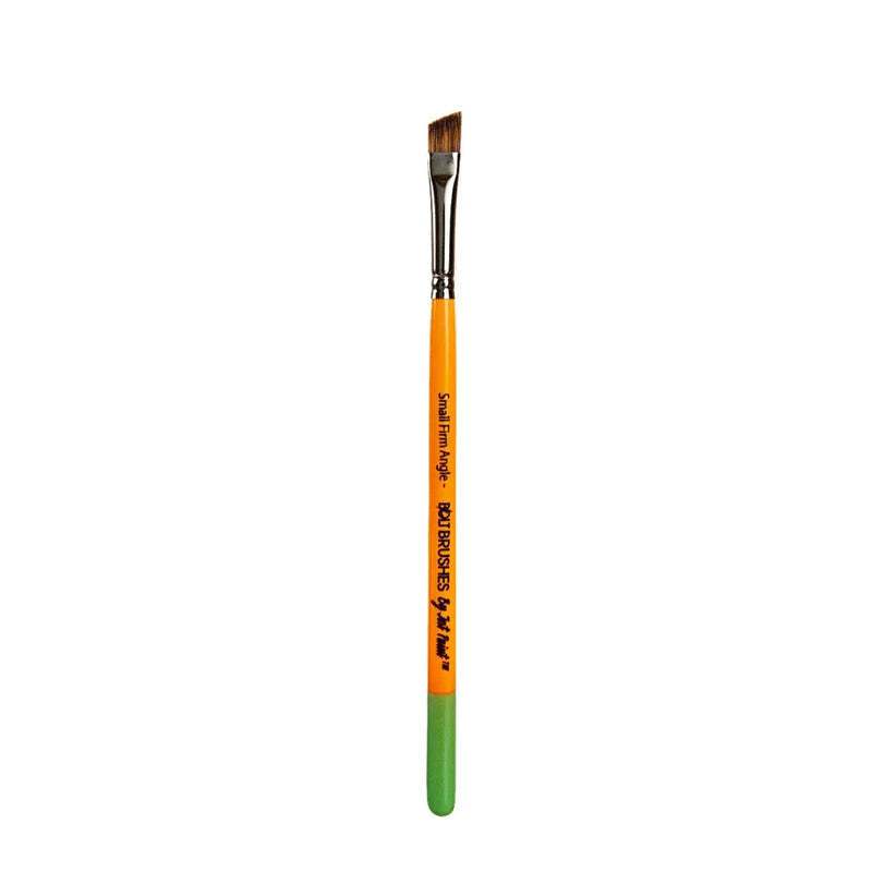 Fusion Body Art Face Painting Brushes By Jest Paint Short Small Firm Angle 1/4 Inch
