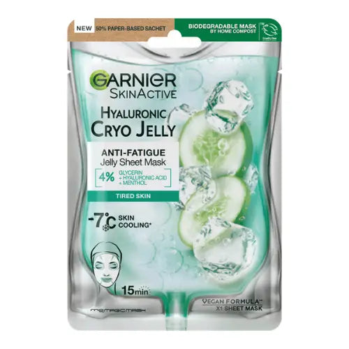 Garnier Skincare Cryo Jelly Anti-Fatigue Face Mask with Hyaluronic Acid