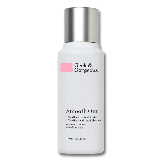 Geek & Gorgeous Smooth Out 12% AHA + Cactus Liquid Exfoliant