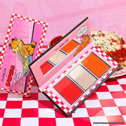 Glamlite x Garfield For the Love of Lasagna Face Palette