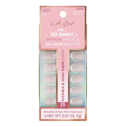 LA Girl Oh So Shiny Nail Tips Modern French