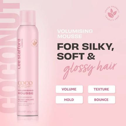 Lee Stafford CoCo LoCo & Agave Volumising Mousse
