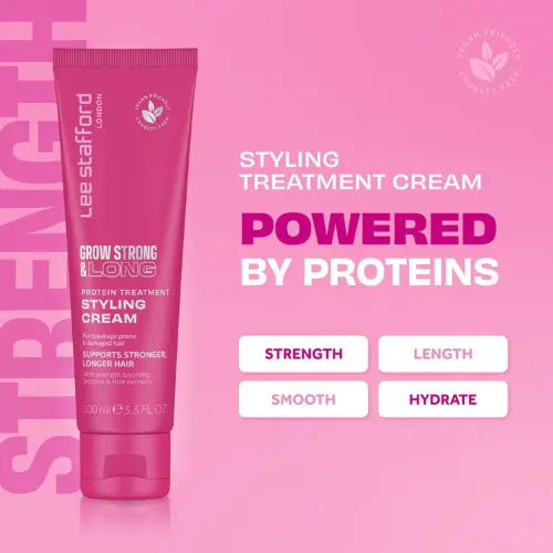 Lee Stafford Grow Long & Strong Protein Treatment Styling Cream