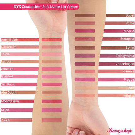 NYX Professional Makeup Soft Matte Lip Cream London
