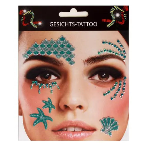 PXP Professional Colours Face Tattoo Sticker Mermaid