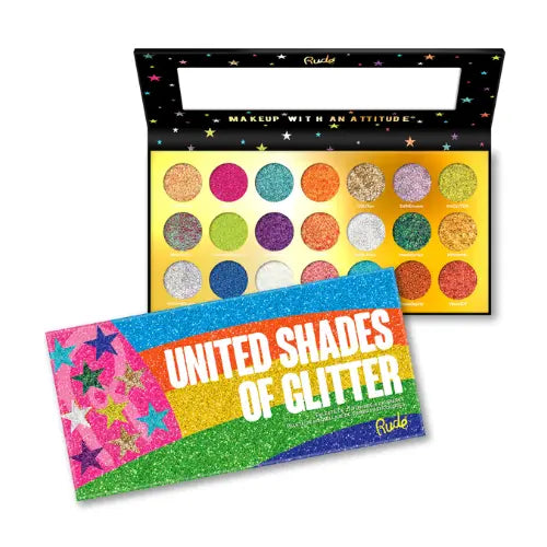 United Shades of Glitter 21 Pressed Glitter Palette